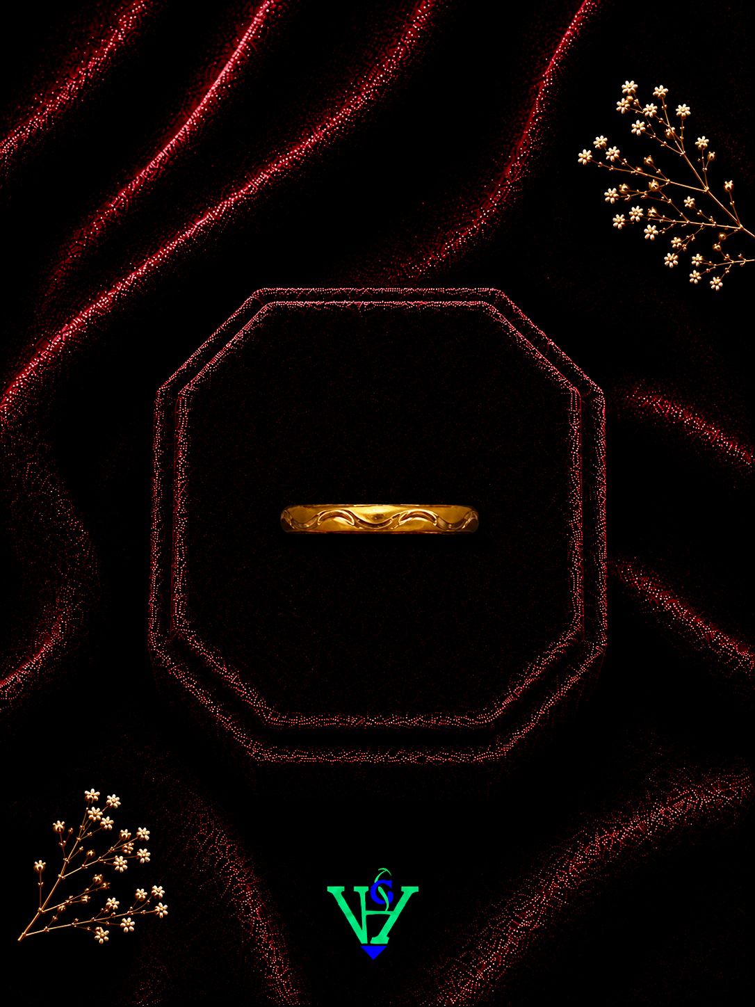 Royal Antique 22K Gold Ring for Women