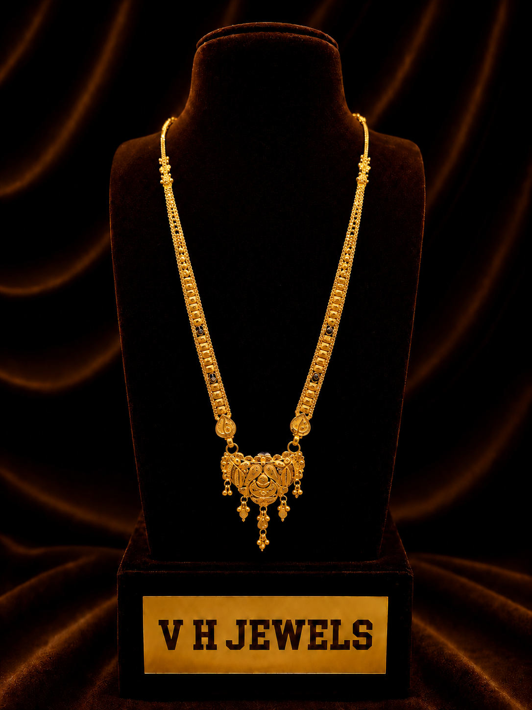 Classic Bridal 916 Gold Mangalsutra for Women | VH Jewels