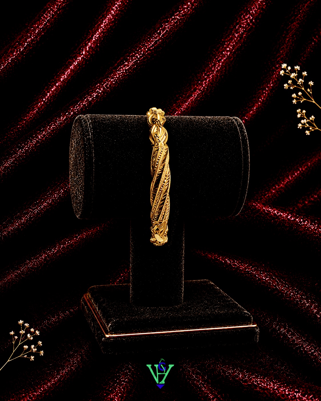 Traditional 22K Gold Bracelet for Women | VH Jewels