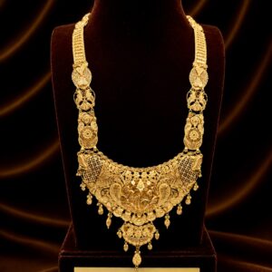 39.380 Gram Luxury Wedding 916 Gold Necklace for Women | VH Jewels