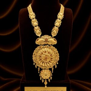 52.490 Gram Royal Heirloom 916 Gold Necklace for Women | VH Jewels