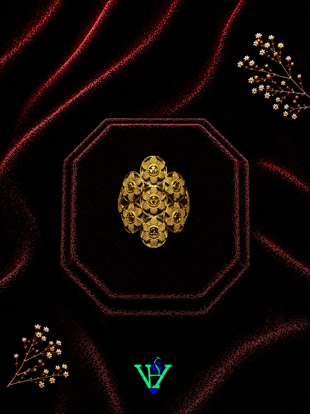 Cute Baby 916 Gold Ring