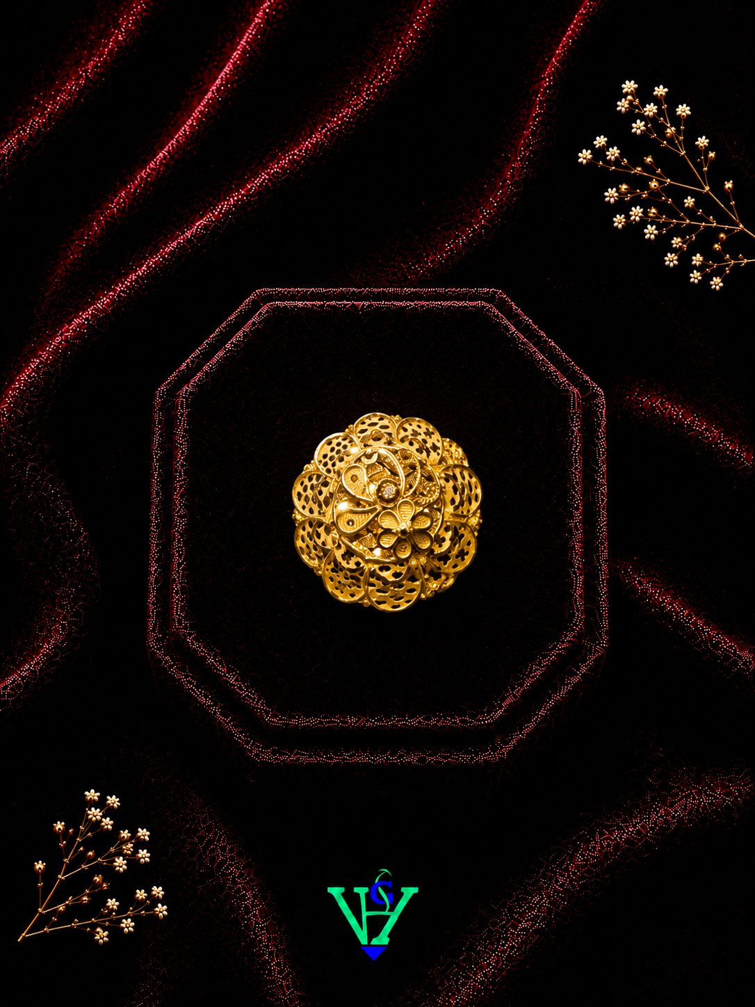 Small 22K Gold Ring for Kids