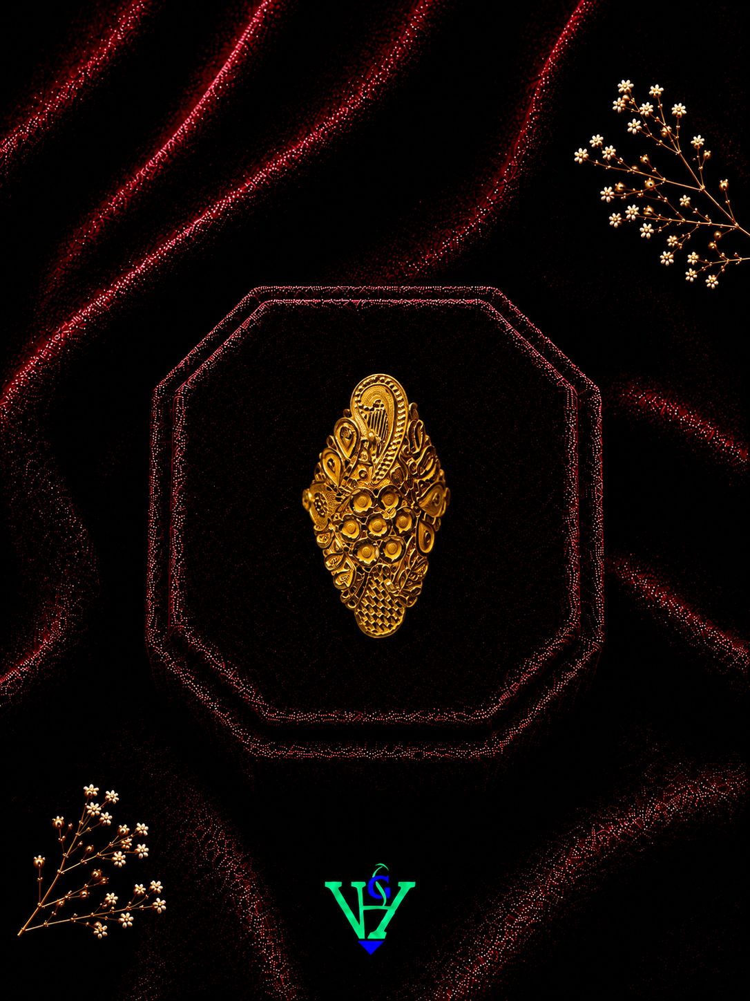 Kids Daily Wear 916 Gold Ring