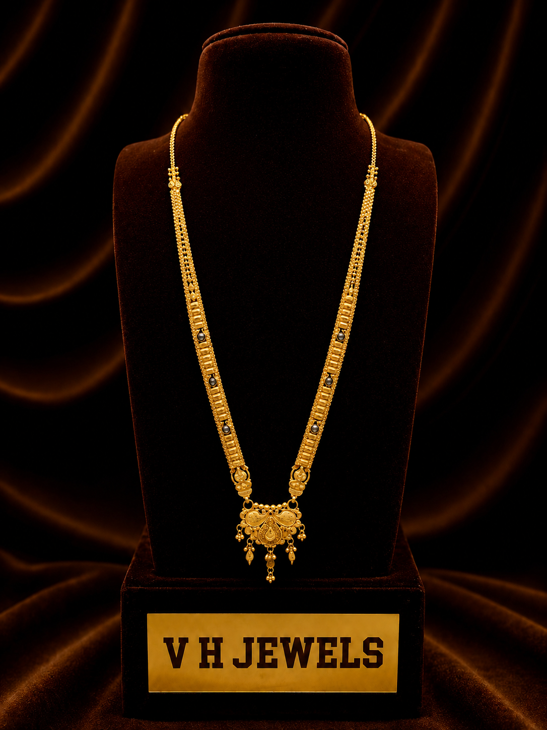 Modern Stylish 916 Gold Mangalsutra for Women | VH Jewels