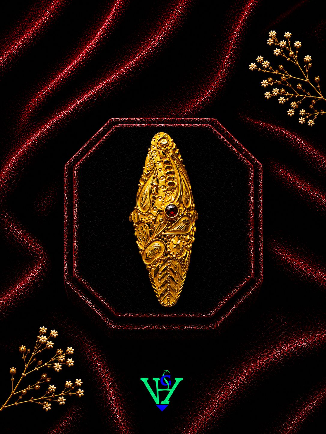 Simple Baby 916 Gold Ring