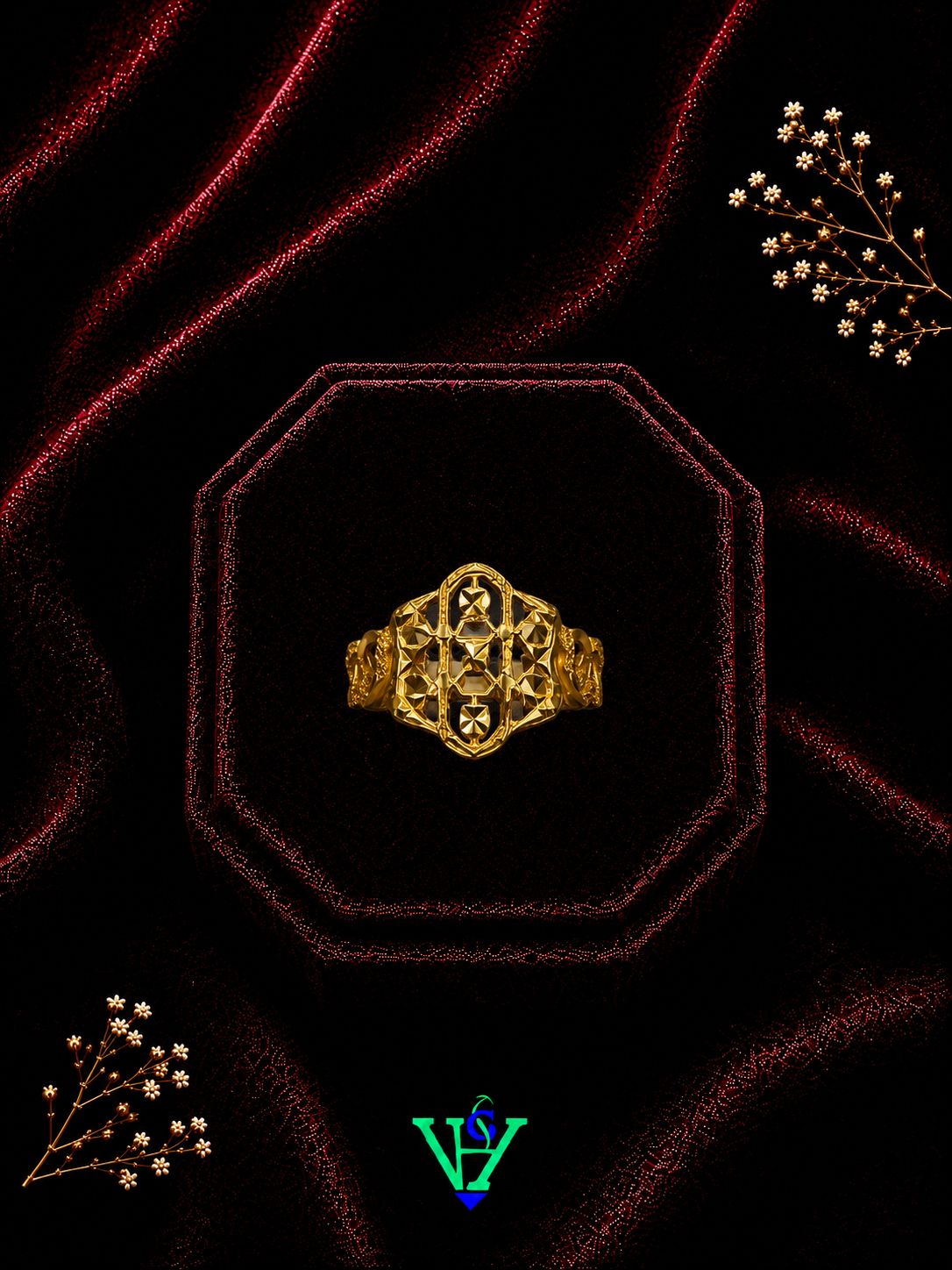 Special Occasion 916 Gold Ring